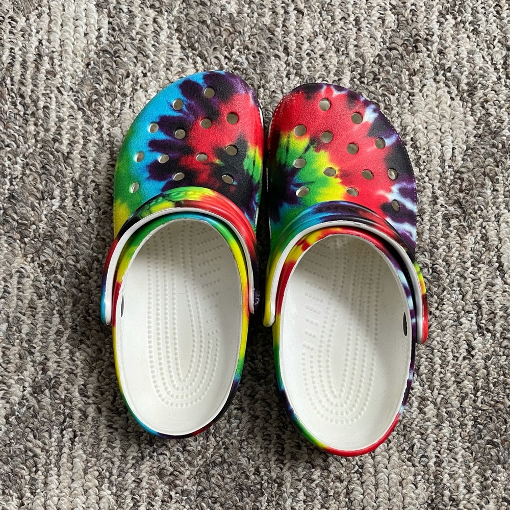 Rainbow Crocs